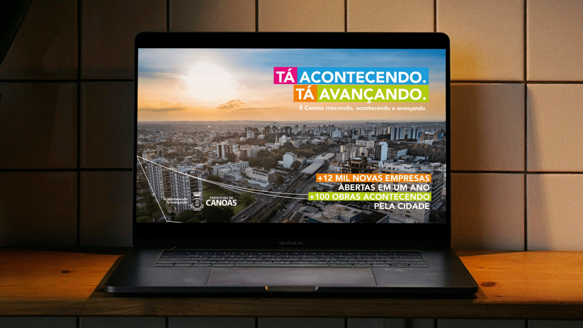 Tá acontecendo, tá avançando: um novo posicionamento para Canoas